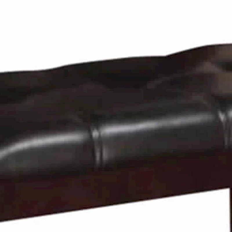 Lot de 4 chaises de salle à manger en similicuir | Assise rembourrée, pieds en métal, chaises de cuisine modernes