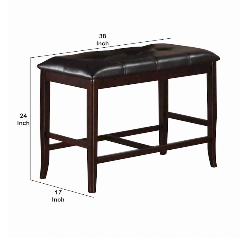 Lot de 4 chaises de salle à manger en similicuir | Assise rembourrée, pieds en métal, chaises de cuisine modernes