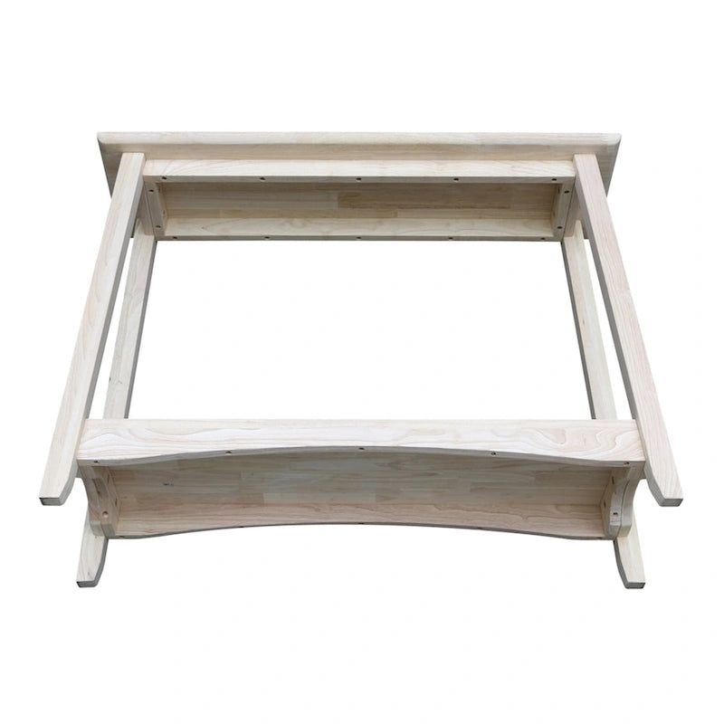 Console en bois de parawood massif non fini | Bois naturel, Entrée et couloir