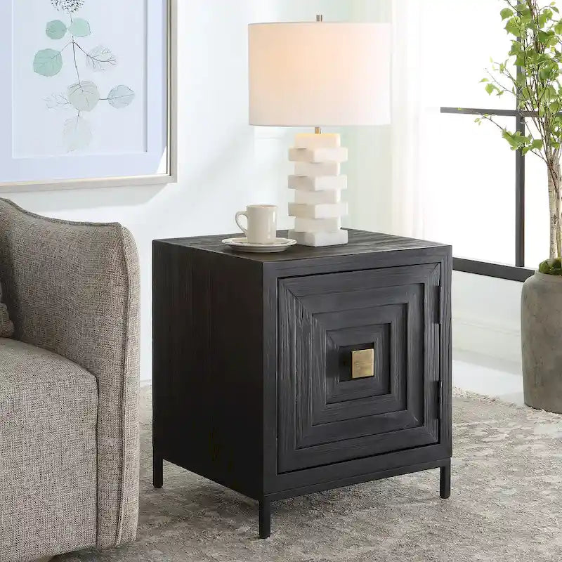 Fauteuil pivotant avec dossier incurvé | Tissu bouclette, rotation à 360°, salon moderne