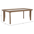 Table basse ronde moderne sur pied | Piétement géométrique en métal, style salon contemporain