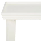 Table basse ronde moderne sur pied | Piétement géométrique en métal, style salon contemporain