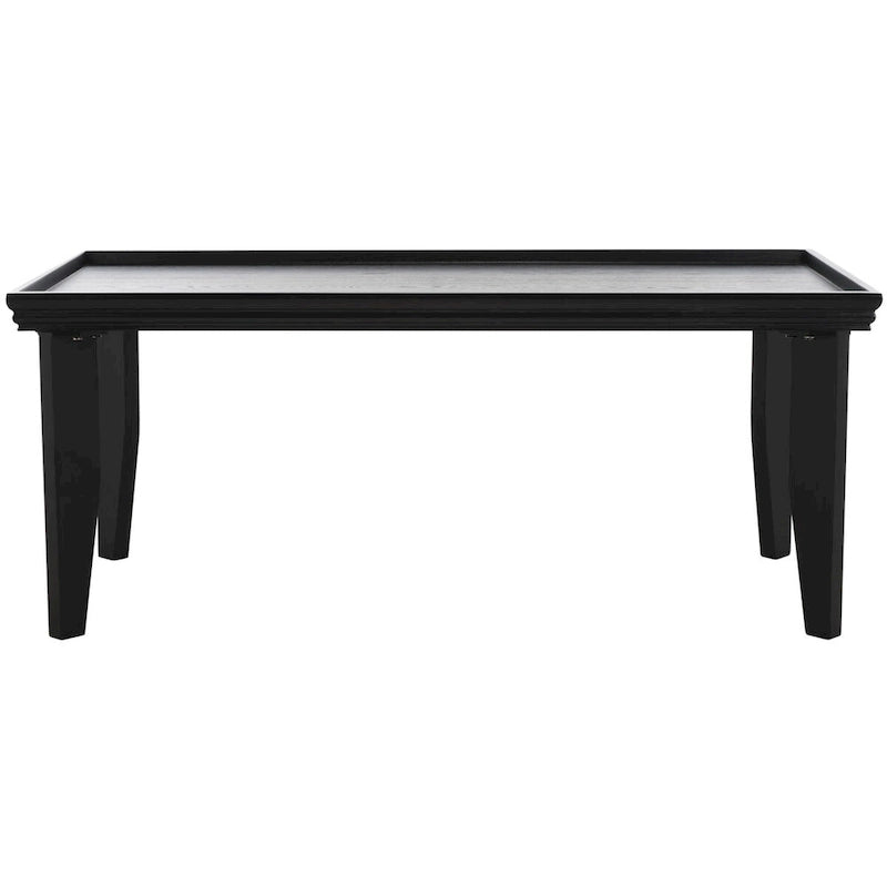 Table basse ronde moderne sur pied | Piétement géométrique en métal, style salon contemporain