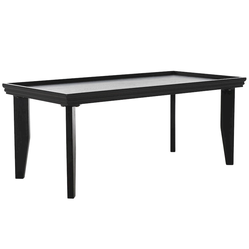 Table basse ronde moderne sur pied | Piétement géométrique en métal, style salon contemporain