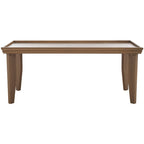 Table basse ronde moderne sur pied | Piétement géométrique en métal, style salon contemporain