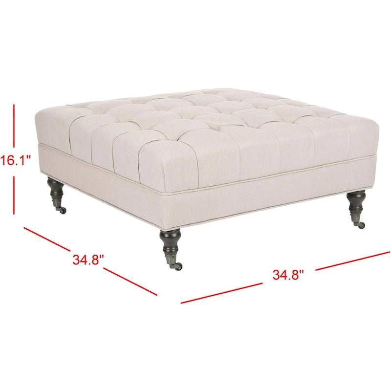 Canapé d'angle en L avec méridienne réversible | Tissu lin, Assise profonde, 5 places