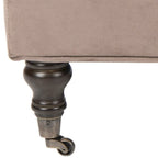 Canapé d'angle en L avec méridienne réversible | Tissu lin, Assise profonde, 5 places