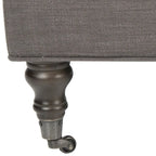 Canapé d'angle en L avec méridienne réversible | Tissu lin, Assise profonde, 5 places