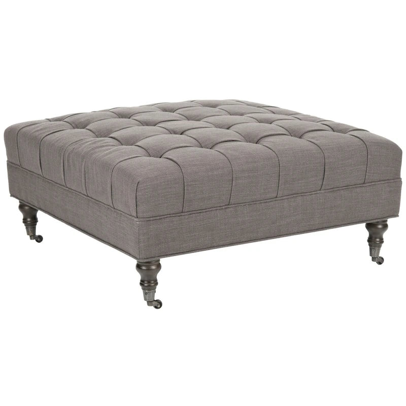 Canapé d'angle en L avec méridienne réversible | Tissu lin, Assise profonde, 5 places