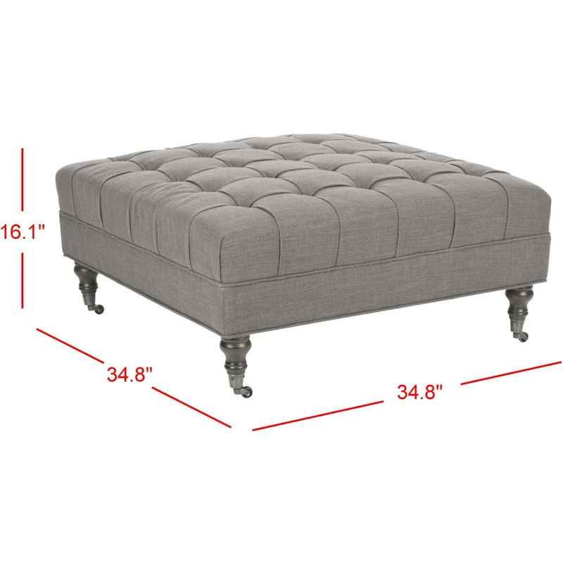 Canapé d'angle en L avec méridienne réversible | Tissu lin, Assise profonde, 5 places