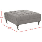 Canapé d'angle en L avec méridienne réversible | Tissu lin, Assise profonde, 5 places