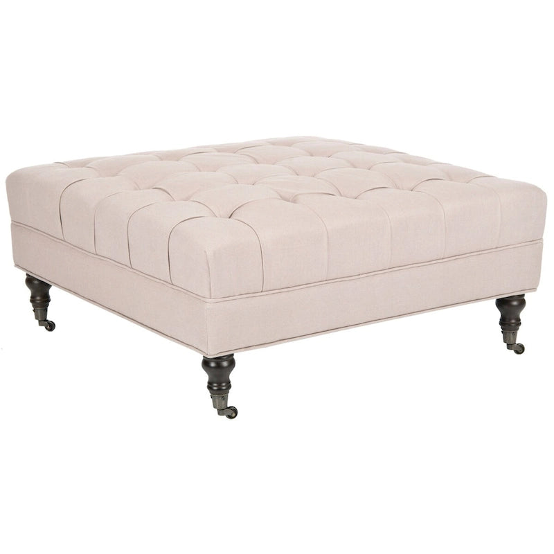 Canapé d'angle en L avec méridienne réversible | Tissu lin, Assise profonde, 5 places