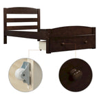 Canapé-lit convertible | Futon avec accoudoirs, tissu en lin, idéal petits espaces
