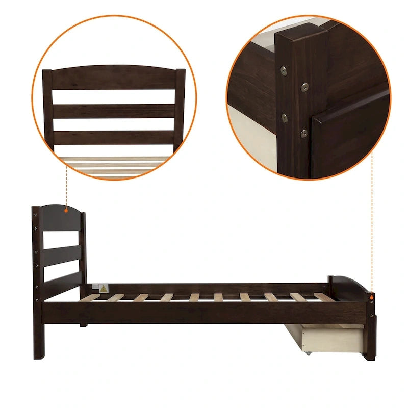 Canapé-lit convertible | Futon avec accoudoirs, tissu en lin, idéal petits espaces