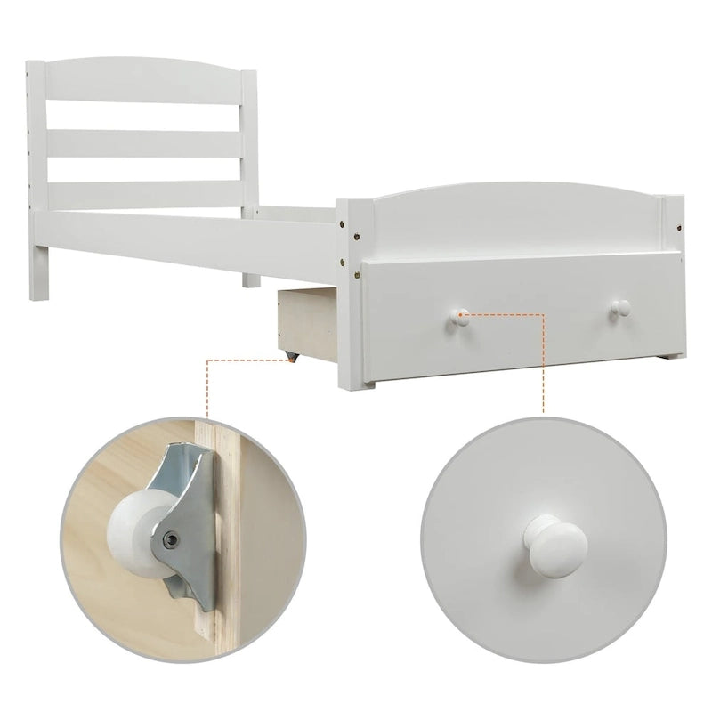 Canapé-lit convertible | Futon avec accoudoirs, tissu en lin, idéal petits espaces