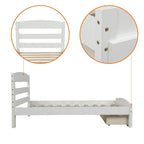 Canapé-lit convertible | Futon avec accoudoirs, tissu en lin, idéal petits espaces