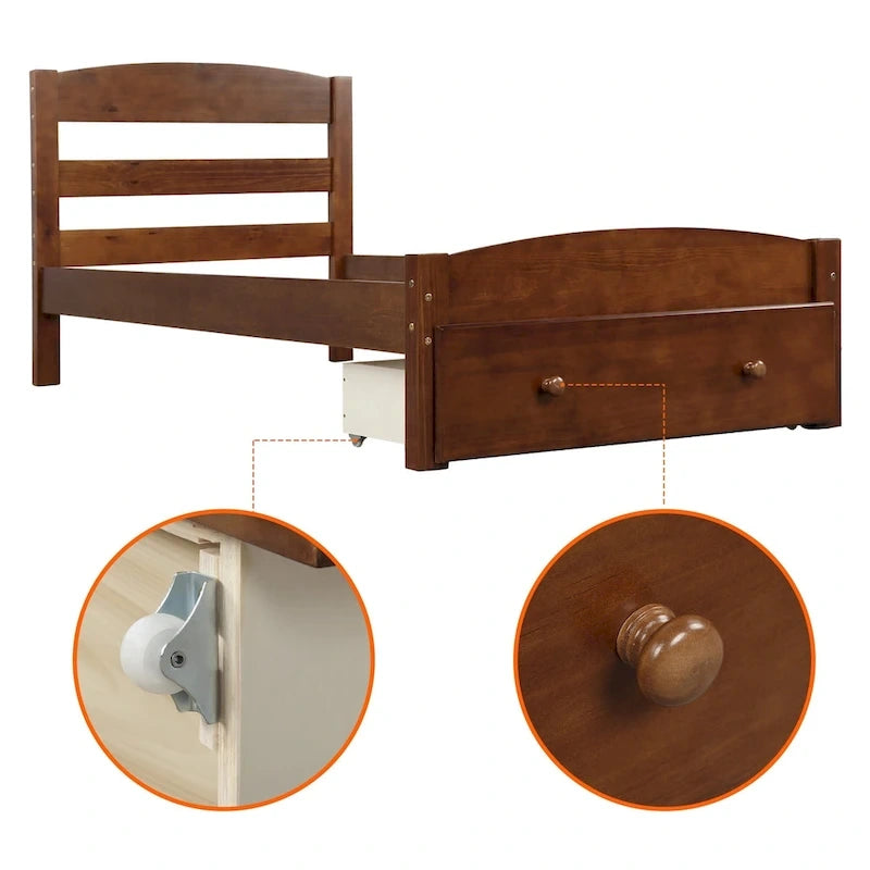 Canapé-lit convertible | Futon avec accoudoirs, tissu en lin, idéal petits espaces