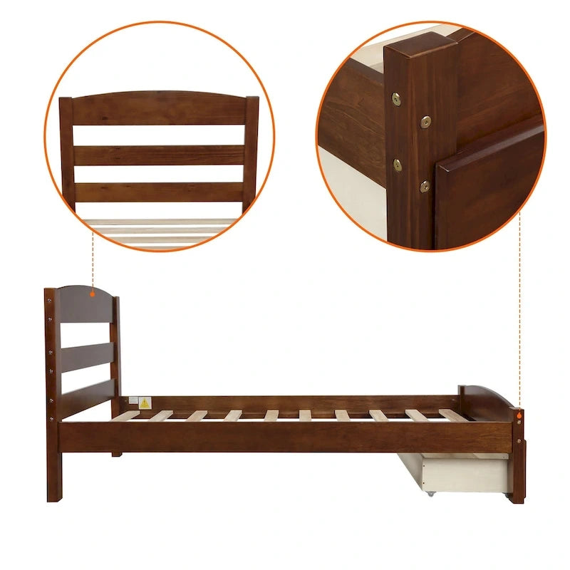 Canapé-lit convertible | Futon avec accoudoirs, tissu en lin, idéal petits espaces