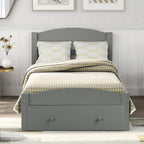 Canapé-lit convertible | Futon avec accoudoirs, tissu en lin, idéal petits espaces