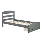 Canapé-lit convertible | Futon avec accoudoirs, tissu en lin, idéal petits espaces