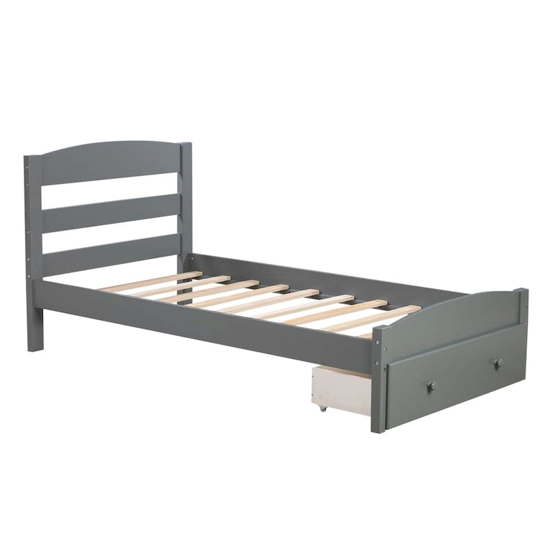 Canapé-lit convertible | Futon avec accoudoirs, tissu en lin, idéal petits espaces