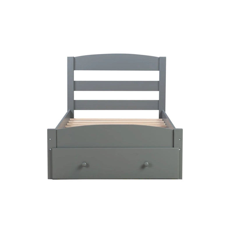 Canapé-lit convertible | Futon avec accoudoirs, tissu en lin, idéal petits espaces