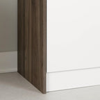 Meuble de rangement autoportant | Armoire de cuisine haute, étagères réglables, blanc