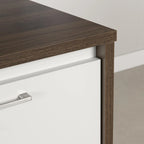 Meuble de rangement autoportant | Armoire de cuisine haute, étagères réglables, blanc