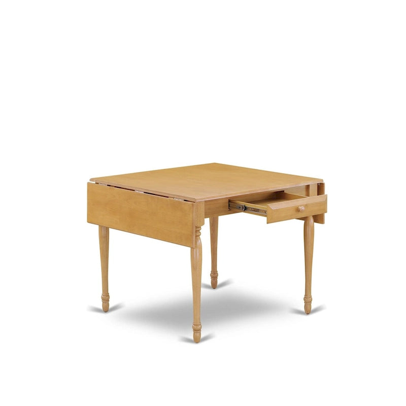 Ensemble table de salle à manger rectangulaire en bois avec chaises | Bois massif, style classique, pour 4-6 personnes