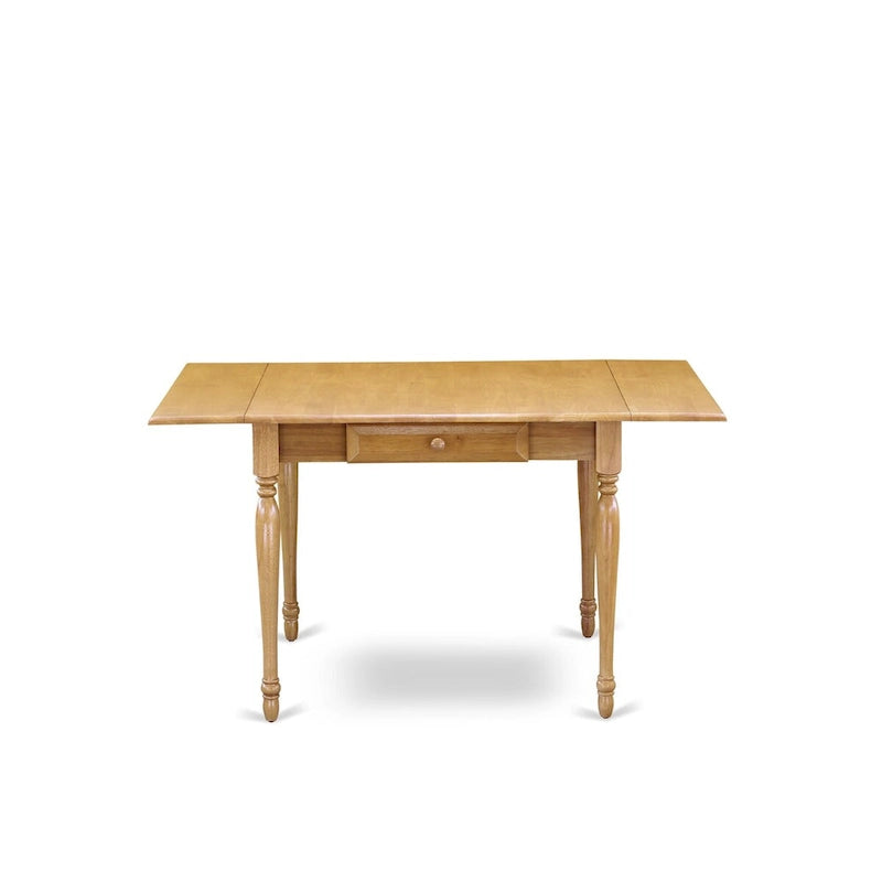 Ensemble table de salle à manger rectangulaire en bois avec chaises | Bois massif, style classique, pour 4-6 personnes