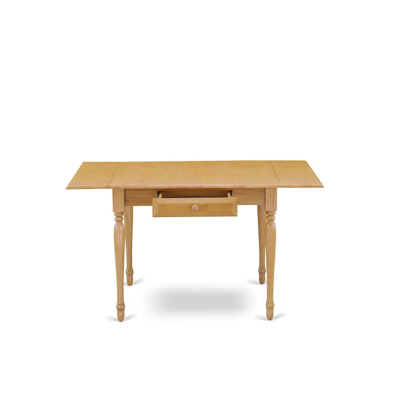 Ensemble table de salle à manger rectangulaire en bois avec chaises | Bois massif, style classique, pour 4-6 personnes