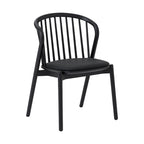 Ensemble de salle à manger ovale 5 pièces | Table ronde et 4 chaises rembourrées, salle à manger moderne
