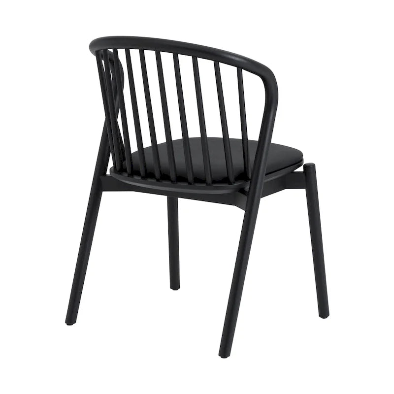 Ensemble de salle à manger ovale 5 pièces | Table ronde et 4 chaises rembourrées, salle à manger moderne