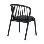 Ensemble de salle à manger ovale 5 pièces | Table ronde et 4 chaises rembourrées, salle à manger moderne
