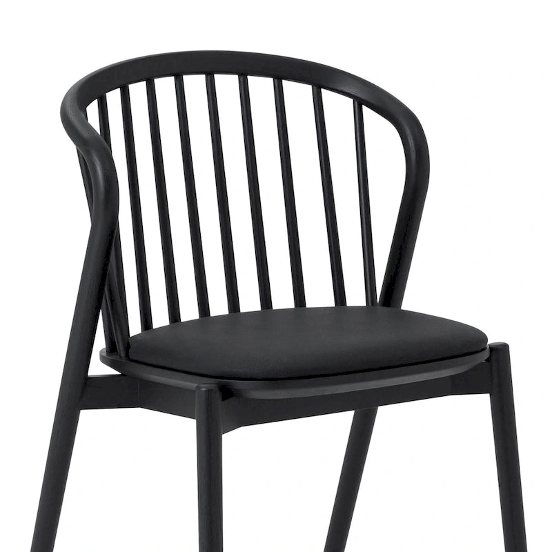 Ensemble de salle à manger ovale 5 pièces | Table ronde et 4 chaises rembourrées, salle à manger moderne