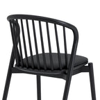Ensemble de salle à manger ovale 5 pièces | Table ronde et 4 chaises rembourrées, salle à manger moderne