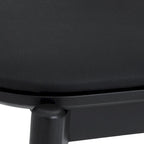 Ensemble de salle à manger ovale 5 pièces | Table ronde et 4 chaises rembourrées, salle à manger moderne