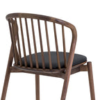 Ensemble de salle à manger ovale 5 pièces | Table ronde et 4 chaises rembourrées, salle à manger moderne