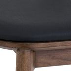 Ensemble de salle à manger ovale 5 pièces | Table ronde et 4 chaises rembourrées, salle à manger moderne