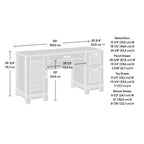 Bureau d'ordinateur pour la maison | Style moderne simple, Plateau spacieux, Poste de travail pour étude