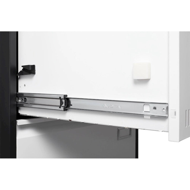 Classeur latéral métallique à 3 tiroirs verrouillables | Rangement pour bureau à domicile, assemblage requis