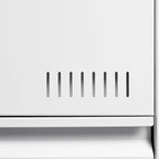 Classeur latéral métallique à 3 tiroirs verrouillables | Rangement pour bureau à domicile, assemblage requis